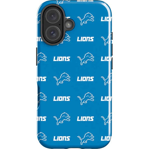 NFL Detroit Lions Blitz Series iPhone 16 Plus Impact Case